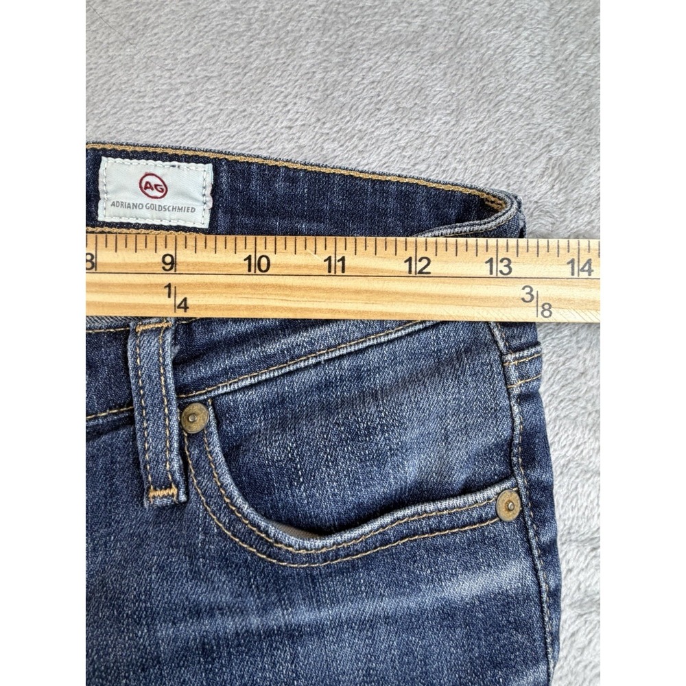 AG Adriano Goldschmied Jean Women's 24r The Stilt Cigarette Leg Blue Whisker USA - Picture 10 of 13